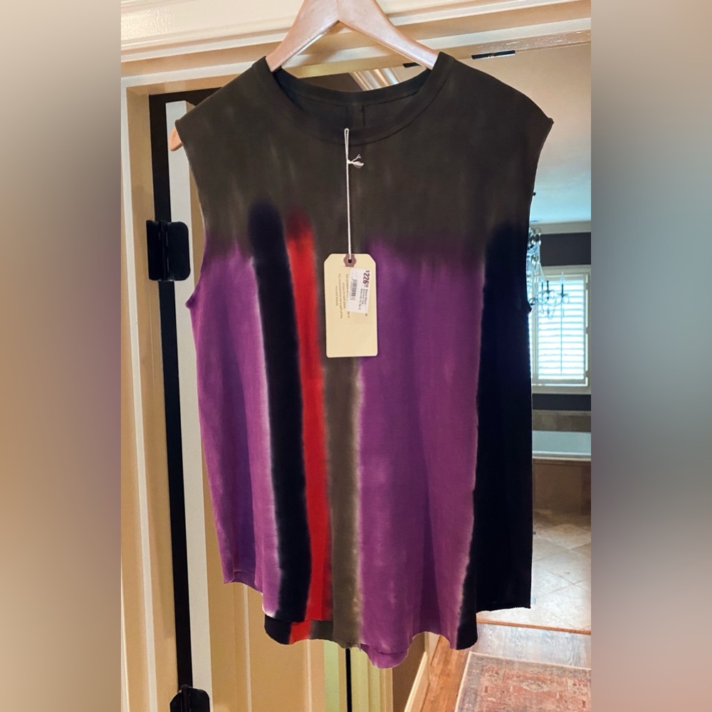NWT Raquel Allegra-Boyfriend Tank size small